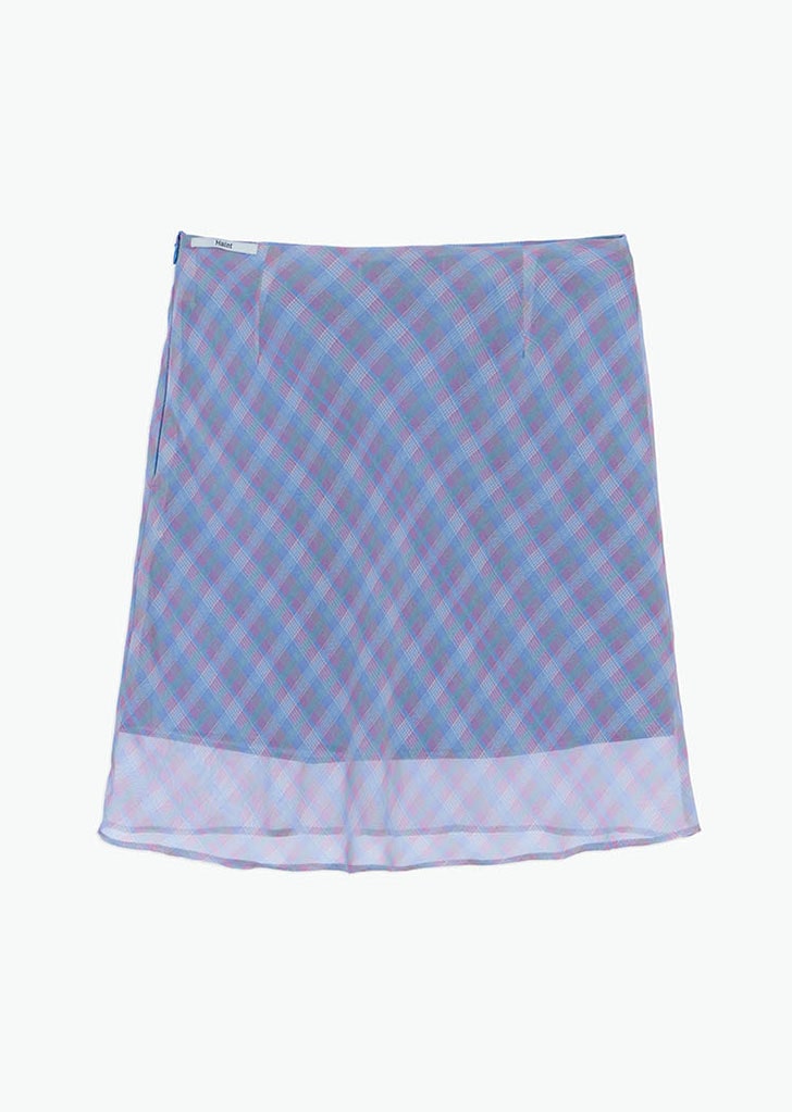 CANDY MIXED MINI SKIRT_2COLORS_SKY BLUE