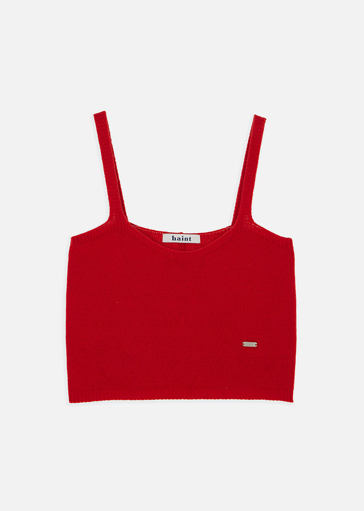 LAEL KNIT BUSTIER_2COLORS_RED